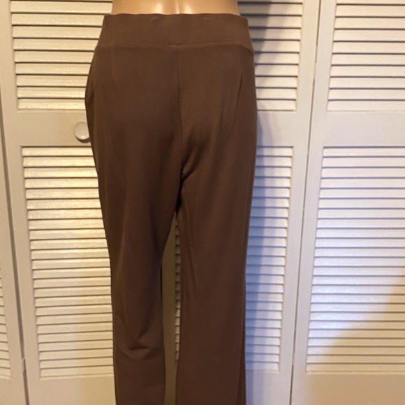 Pure Jill French Terry Cocoa Mocha Medium Pants - Picture 3 of 6